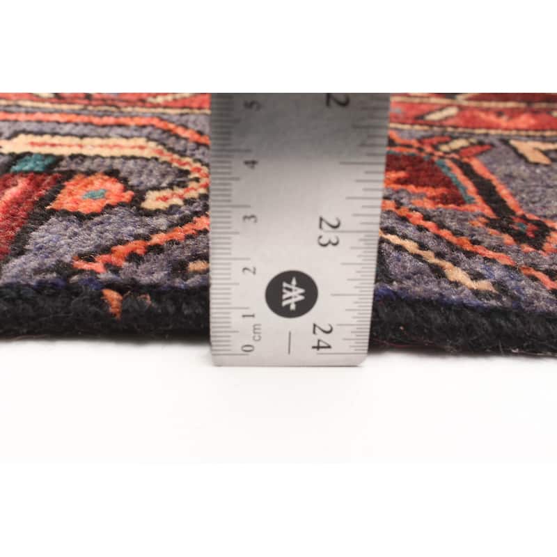 ECARPETGALLERY Hand-knotted Andelz Red Wool Rug - 4'0 x 7'0