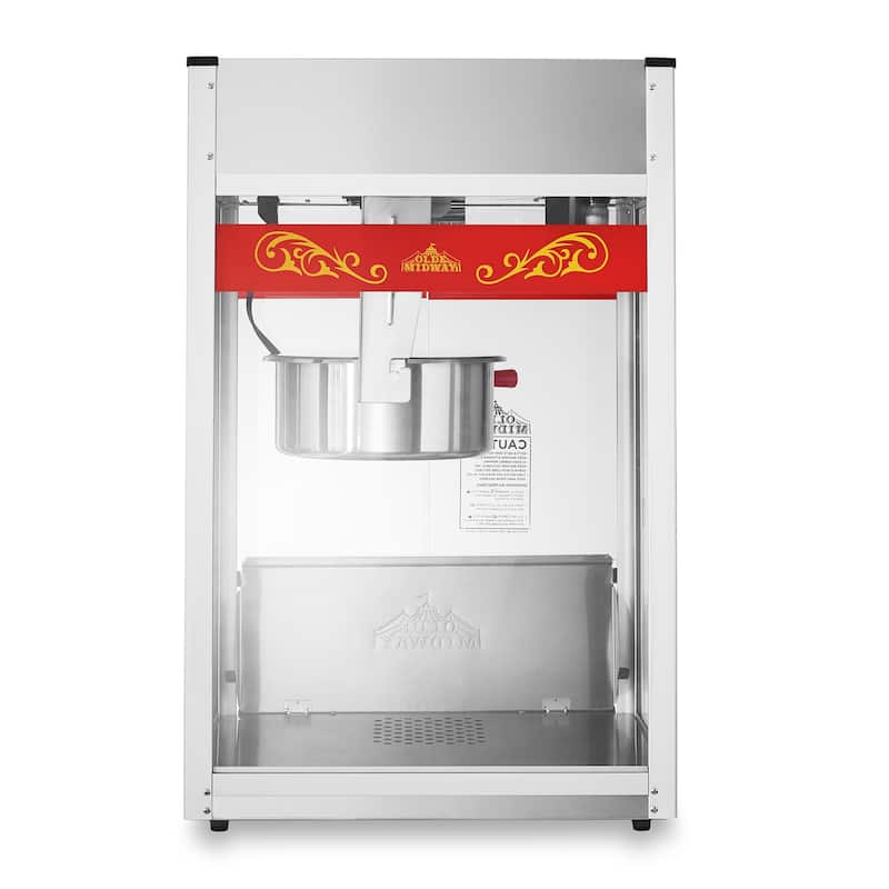 Commercial Popcorn Machine Maker Popper with Large 16oz Kettle - 16-Ounce