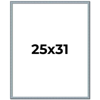 25x31 Frame Rustic Sky Blue Solid Wood Picture Frame | 0.75 Inch