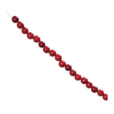 Cranberry String Garland (Set of 2) - Red
