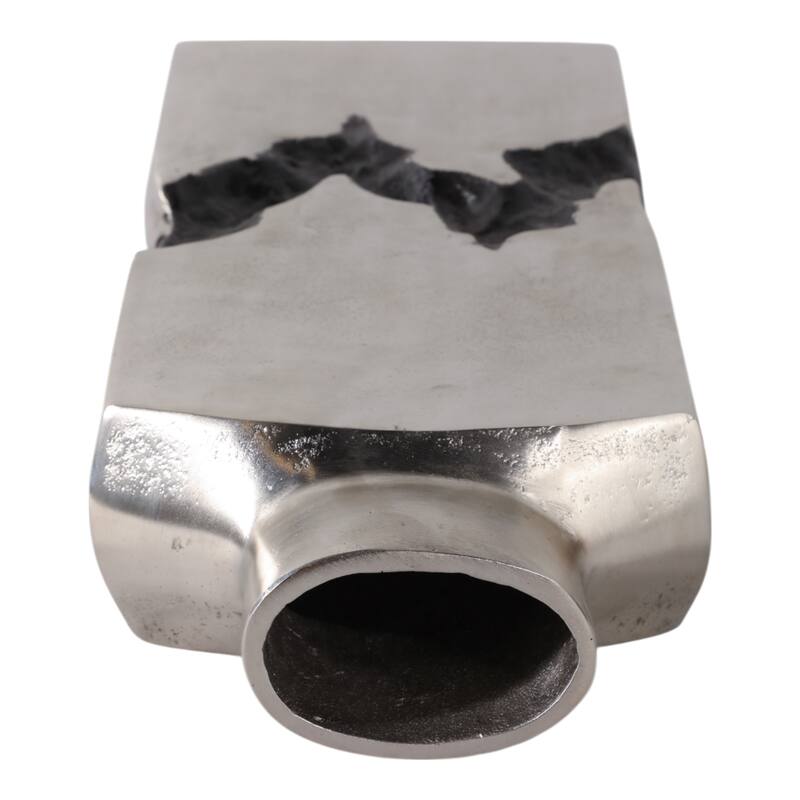 Metal Modern Sculptural Decorative Vase Abstract Design Artistic Form