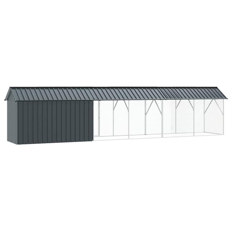 vidaXL Bird Cage Anthracite Galvanized steel
