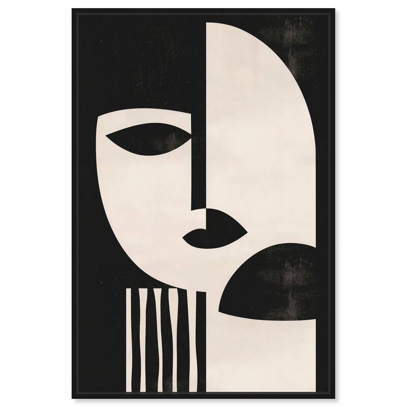 The Mask III Canvas by Art Remedy - Black - 24" x 36"