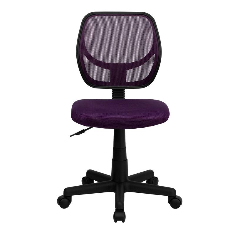 Low Curved Back Mesh Swivel Task Office Chair