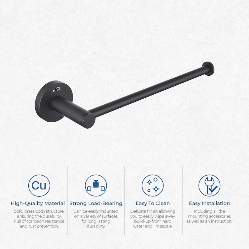 Circular 10 inch Bathroom Towel Bar