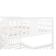 preview thumbnail 37 of 35, Full over Full Bunk Bed with Twin Size Trundle and Ladder