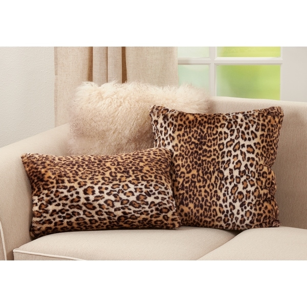 Leopard print throw pillow online