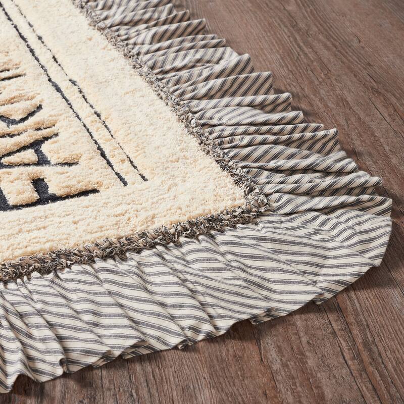 Sawyer Mill Charcoal Farmhouse Bathmat 20x30