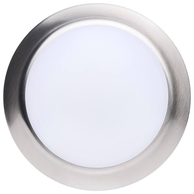 7 Inch LED Disk Light 27K/3K/35K/4K/5K CCT Selectable Brushed Nickel - Brushed Nickel