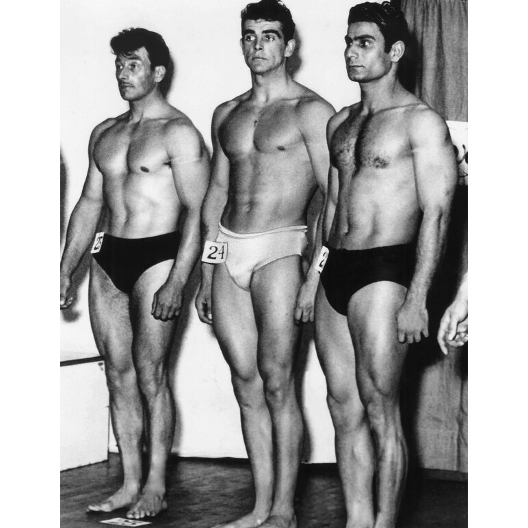 Shop Sean Connery Representing Scotland In The Mr Universe Contest In Which He Came In Third In The Junior Class Still Overstock 24375459