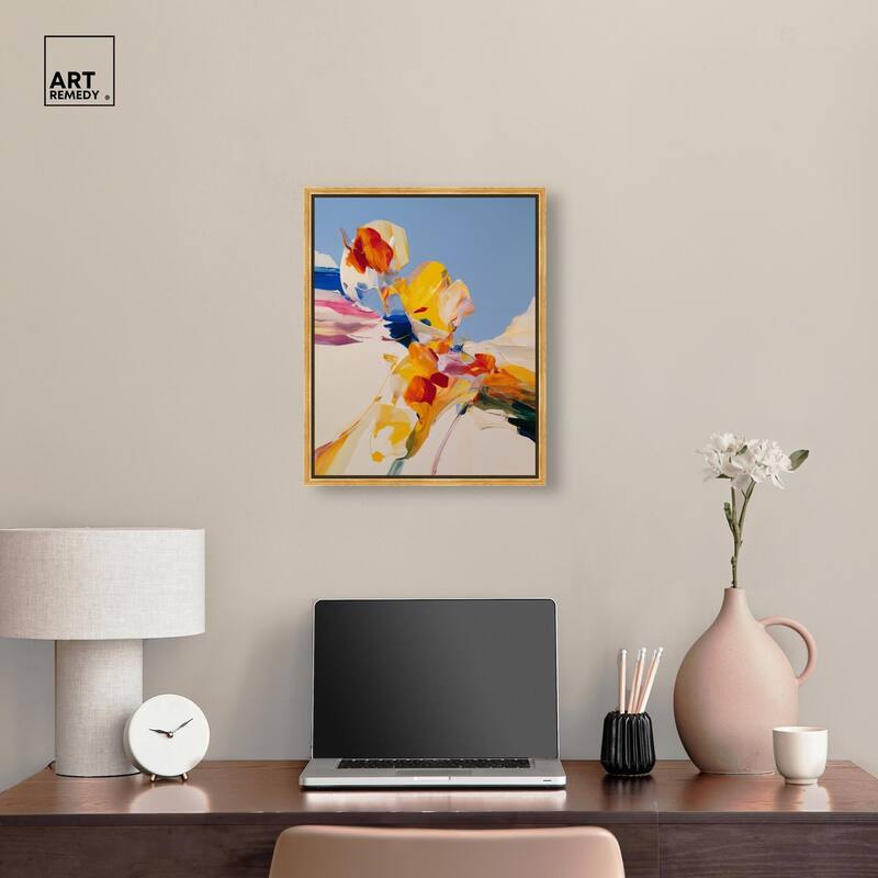 Flippant Bloom II Canvas by Art Remedy