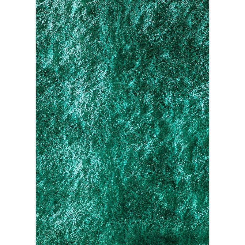 Momeni Luster Shag Hand Tufted Polyester Contemporary Solid Shag Rug