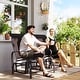 preview thumbnail 14 of 32, Outsunny Outdoor Glider Chair Set of 2, Gliders for Outside Patio with Smooth Rocking Mechanism