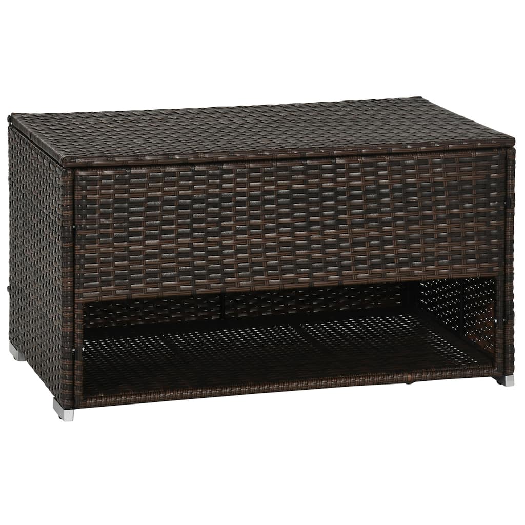 Outsunny Outdoor Deck Box & Shoe Storage