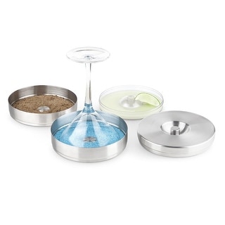 Liquid Cocktail Rimmer Final Touch 1 Tier Cocktail Rimmer with Lid - Bed Bath & Beyond - 40290201