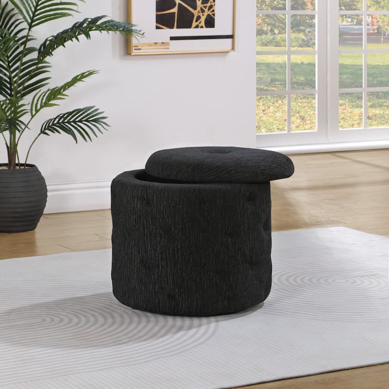 Erindale Round Storage Ottoman
