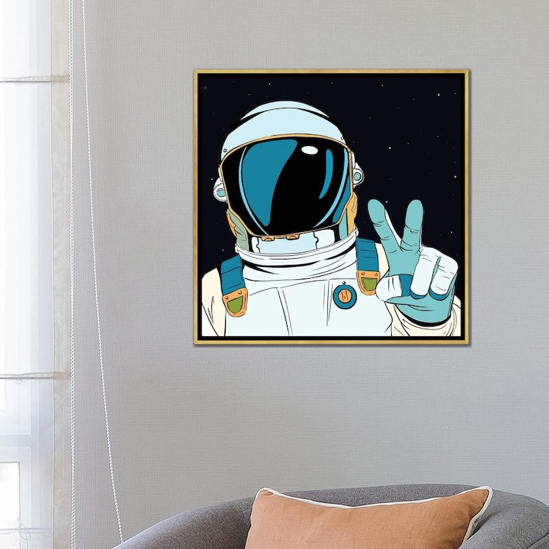 iCanvas "Astronaut Pop" by Art Mirano Framed Canvas Print