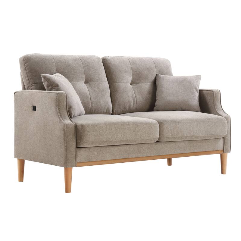 Living Space sofa With Waterproof Fabric and USB Charge port