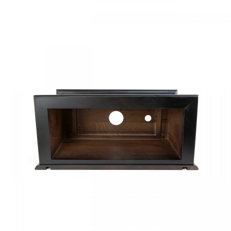 Toilet Part Dark Oak Replacement Tank Only Renovators Supply - Black