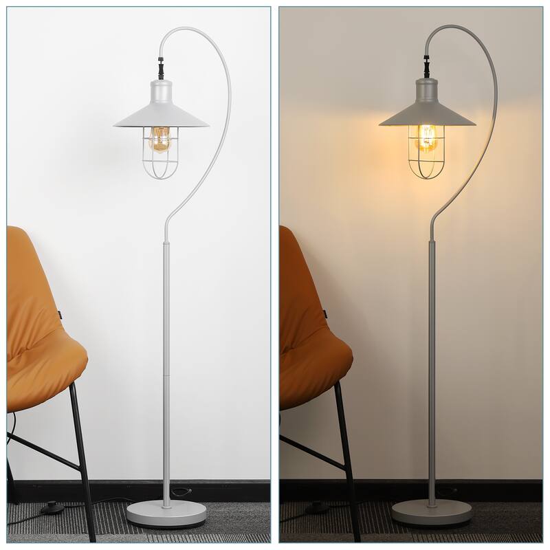 Modern Floor Lamp - Gray