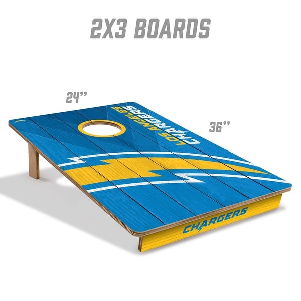 Los Angeles Chargers NFL Tailgate Cornhole Board Set