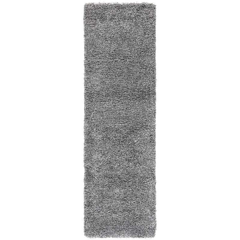 SAFAVIEH Evolution Shag Gwenaele Solid 1.8-inch Thick Rug