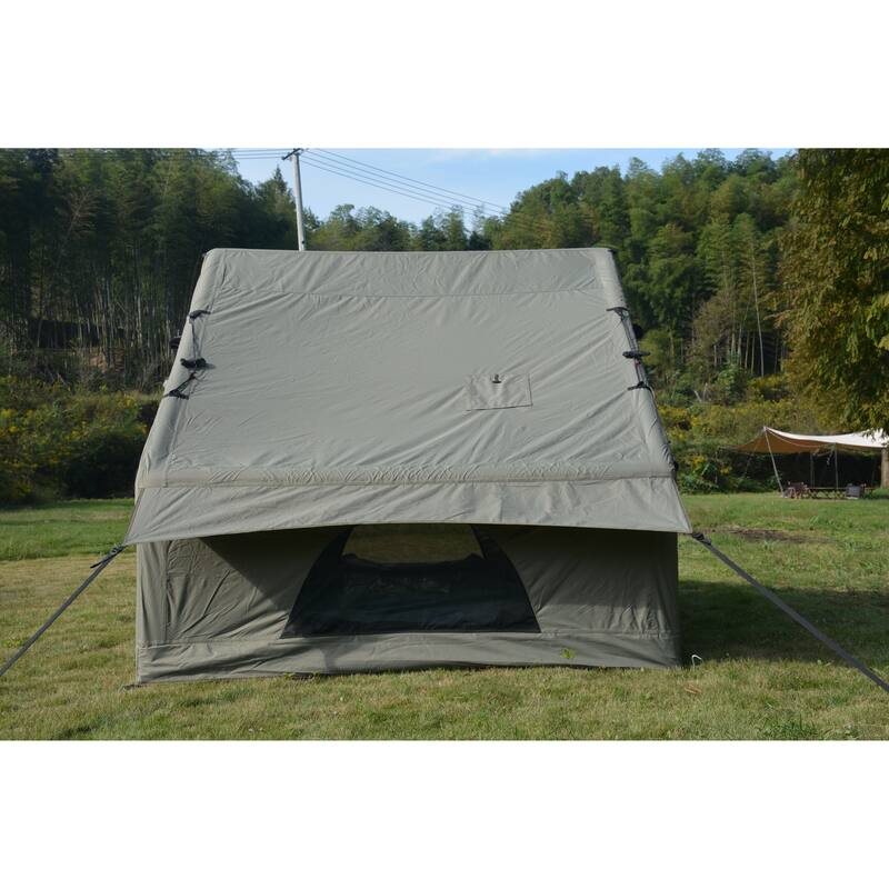 Inflatable Camping Tent 4 Season Glamping Tent with High Performance Inflatable Structure 4-6 Persons Waterproof Windproof