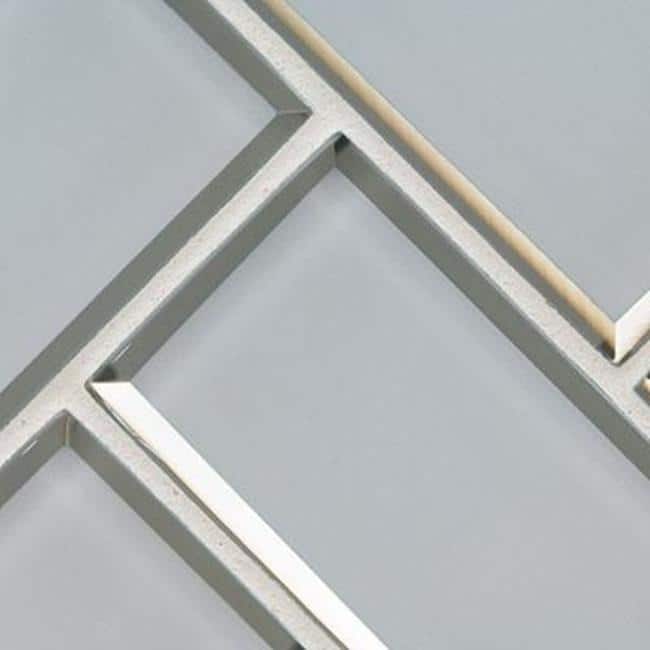 Ackland AKM-G-RI2X4BHB-CA Rivella - 12" x 14" Glass Herringbone Wall