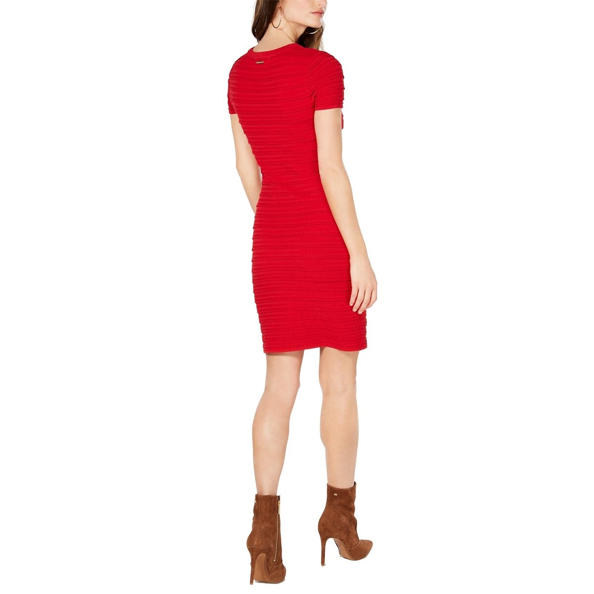 Shop Michael Michael Kors Womens Scalloped Trim Dress X Small