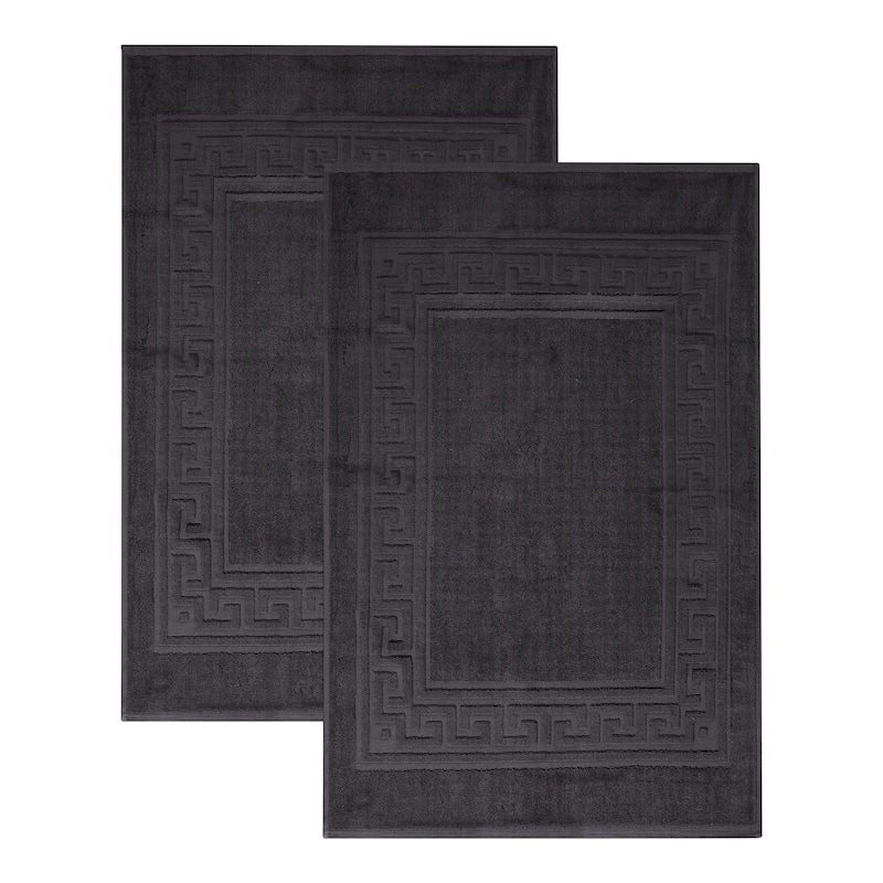 Superior Plush & Absorbent 900 GSM Cotton Bath Mat - (Set of 2)