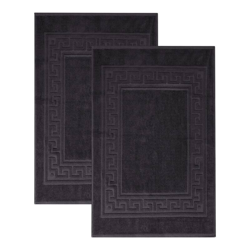 Superior Plush & Absorbent 900 GSM Cotton Bath Mat - (Set of 2)