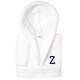preview thumbnail 90 of 103, Sweet Kids 100% Polyester SUPER PLUSH Double Brushed Hooded Bathrobe with Navy Bookman Monogram Z - Large