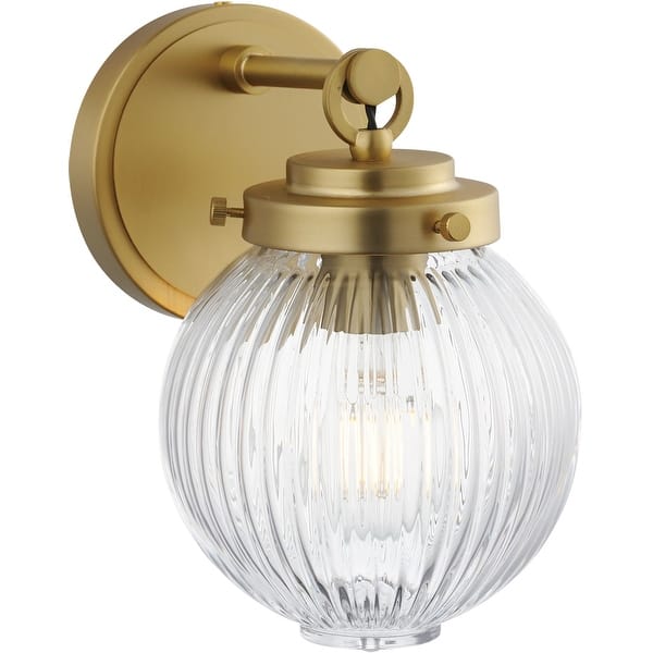 slide 2 of 11, Maxim 15191CR Kasbah 9" Tall Bathroom Sconce Satin Brass