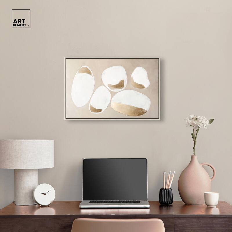 Gilded Cairn II Canvas by Art Remedy
