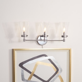 SAFAVIEH Lighting Lonsen 3-light LED Vanity Sconce - 22.8" W x 6.9" L x 9.8" H