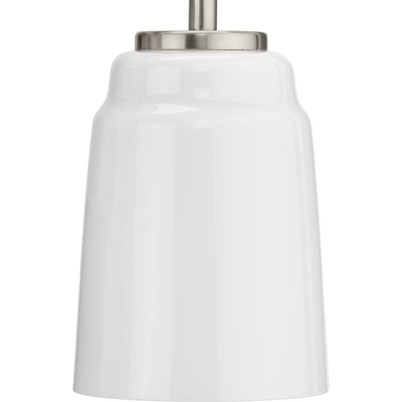 Spenser Collection Three-Light Brushed Nickel Industrial Vanity Light - 23.37 in x 5.5 in x 7.62 in