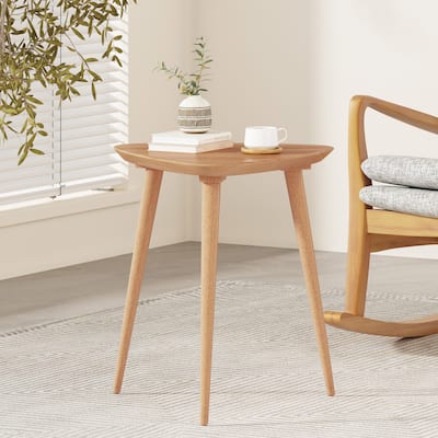 Naja Mid-Century Wood End Table by Christopher Knight Home - 20" L x 20" W x 22.75"H