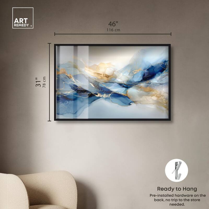 Postmodern Flow I Shadowbox by Art Remedy
