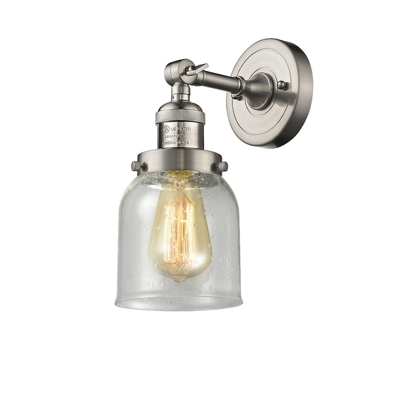 Innovations Lighting Small Bell Single Light 10" Tall Bathroom Sconce