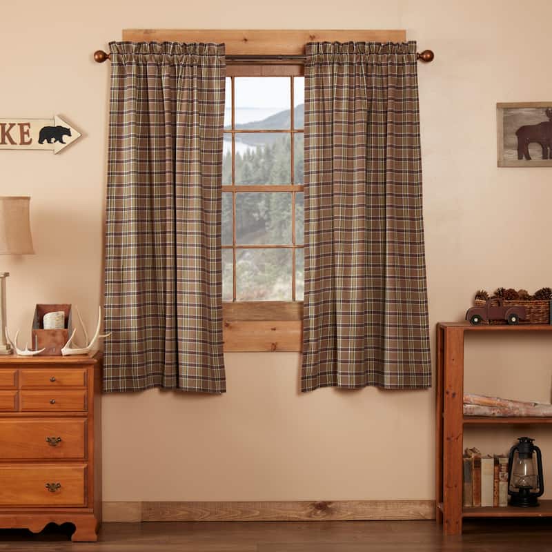 Wyatt Short Panel Set of 2 63x36 - Short Panel 63x36 - Short Panel 63x36 - 63 Inches - Khaki/Raven/Moss Green