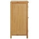 preview thumbnail 4 of 3, vidaXL Wardrobe 29.9"x20.5"x41.3" Solid Oak Wood