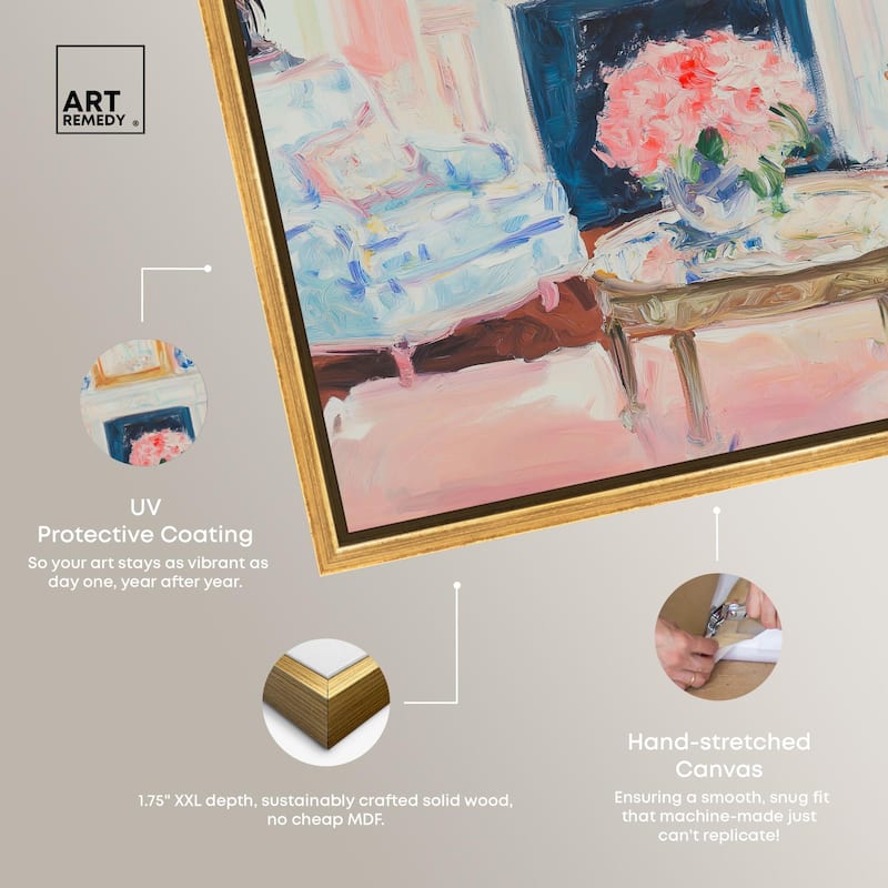 Softly Painted Space Canvas by Art Remedy