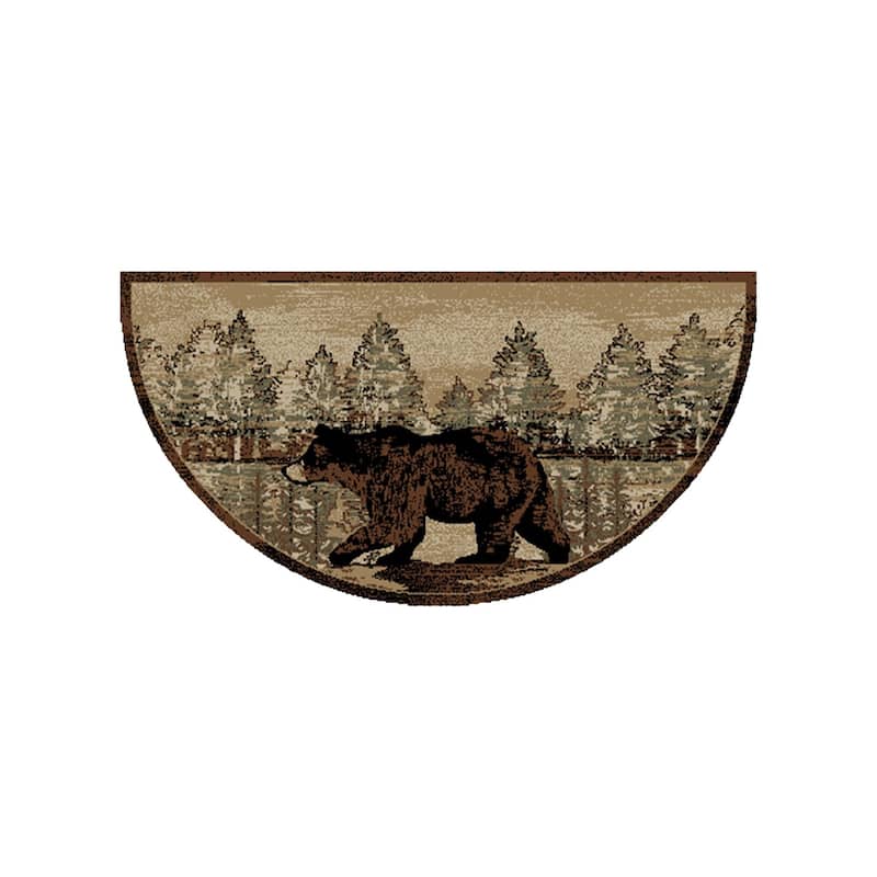 American Destination River Run Multi Lodge Area Rug - 2' x 3' 8" - 2' x 3' 8"