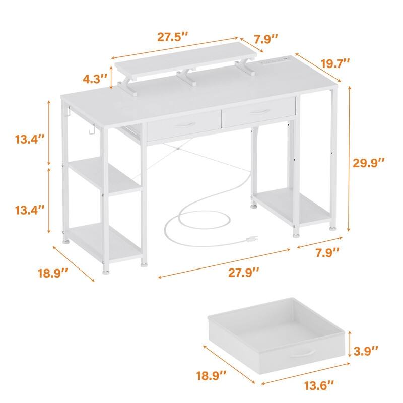 Computer Desk with Drawers