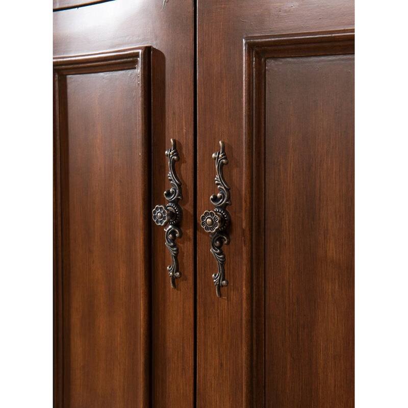 Elegant Lighting VF-1048 Windsor 60" Free Standing Double Basin Vanity