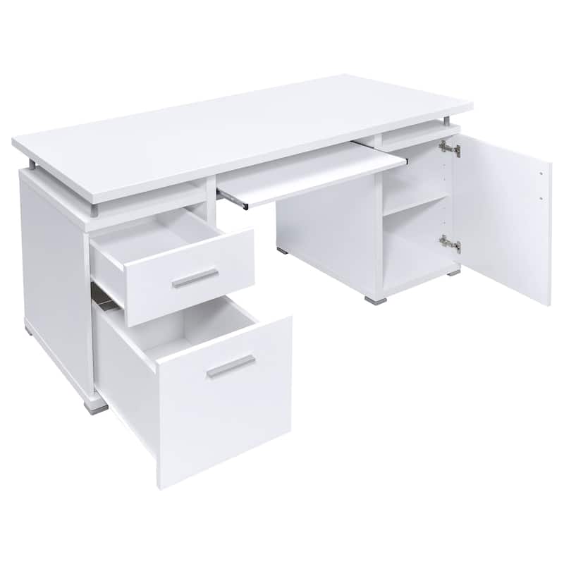 Tracy 55-inch 2-drawer Office Computer Desk