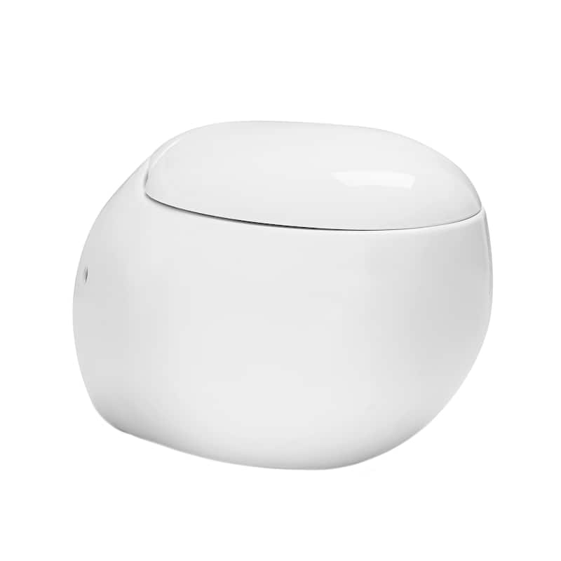 Swiss Madison Plaisir Wall Hung Toilet Bowl, White