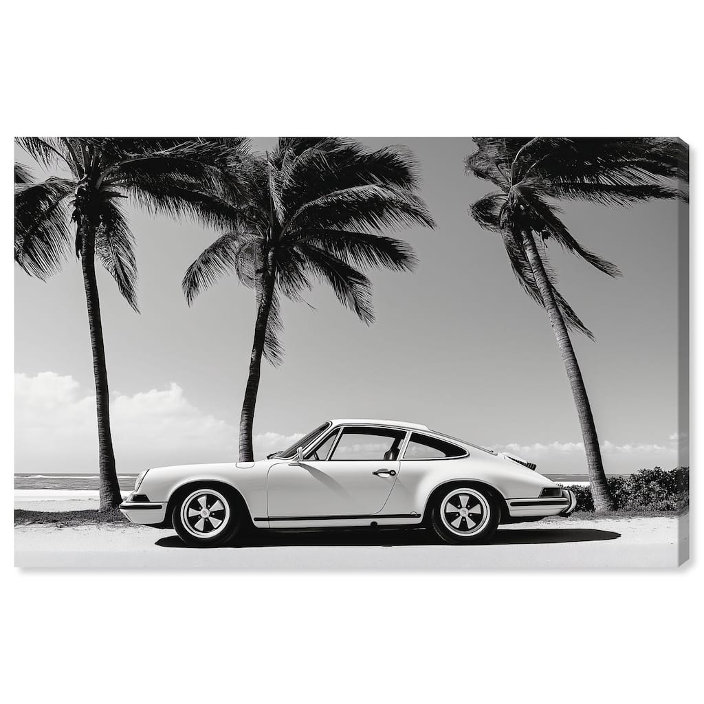 Analog Vintage Car Canvas by Art Remedy, Gallery Wrapped