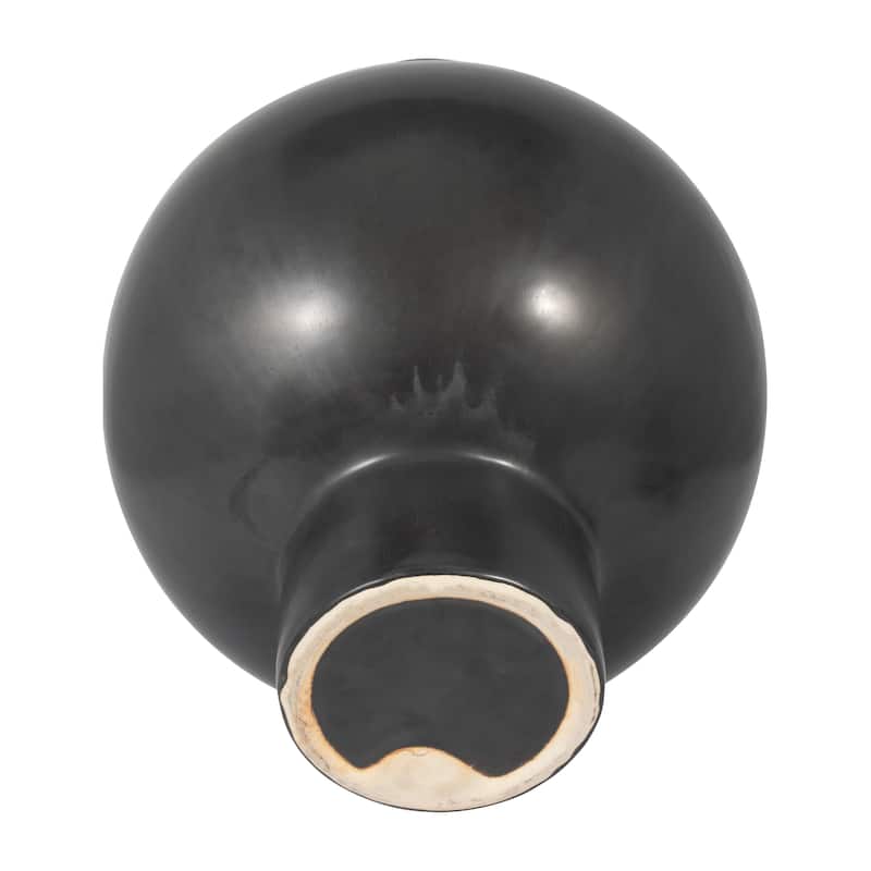Sagebrook Home Neutral Round Modern Ceramic Bubble Vase
