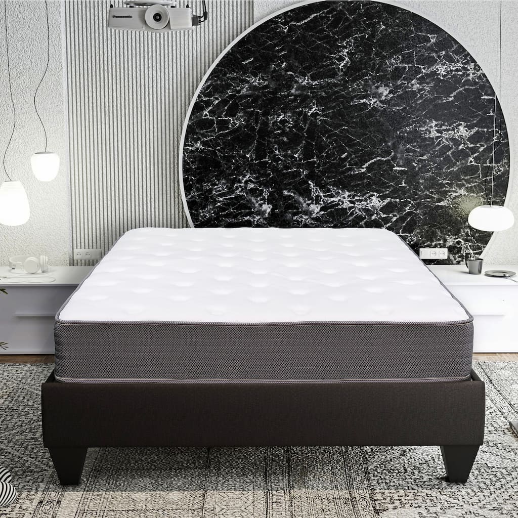 Plush 8" Pocket Spring Hybrid Gel Memory Foam Mattress in a Box